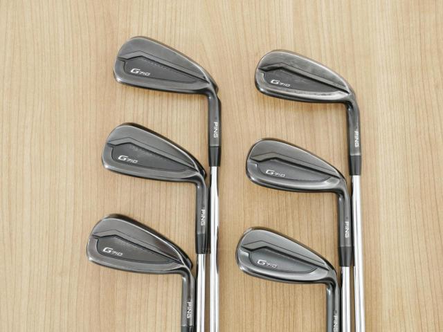 Iron set : Ping : ชุดเหล็ก Ping G710 (รุ่นปี 2021 Japan Spec. ใบใหญ่ ง่ายที่สุด ไกลที่สุดของ Ping) มีเหล็ก 6-Pw,Aw (6 ชิ้น) ก้านเหล็ก NS Pro Zelos 6 Flex R