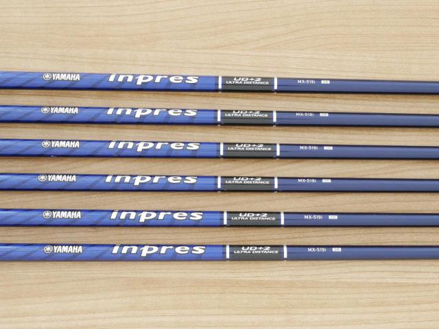 Iron set : Yamaha : ชุดเหล็ก Yamaha Inpres UD+2 (ออกปี 2019 ตีไกลที่สุด ไกลกว่าเหล็กทั่วไป 2 เบอร์ หน้าเด้ง COR 0.822) มีเหล็ก 6-Pw,Aw (6 ชิ้น) ก้านกราไฟต์ Flex SR