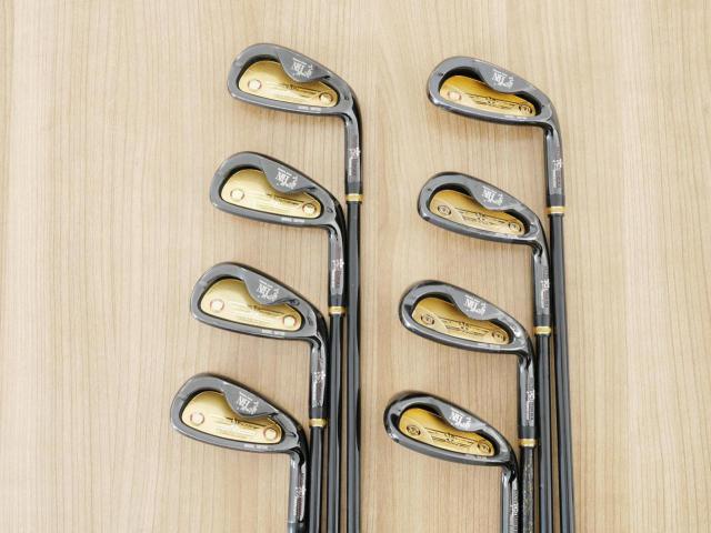 Iron set : Other Brand : ชุดเหล็ก Mutsumi Honma MH708X (ใบใหญ่ ตีง่าย ไกล) มีเหล็ก 5-Pw,Aw,Sw (8 ชิ้น) ก้านกราไฟต์ Flex R