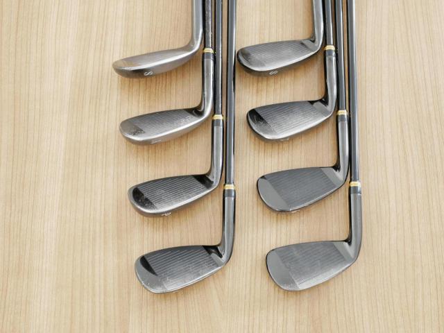 Iron set : Other Brand : ชุดเหล็ก Mutsumi Honma MH708X (ใบใหญ่ ตีง่าย ไกล) มีเหล็ก 5-Pw,Aw,Sw (8 ชิ้น) ก้านกราไฟต์ Flex R