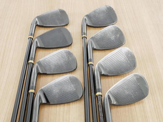 Iron set : Other Brand : ชุดเหล็ก Mutsumi Honma MH708X (ใบใหญ่ ตีง่าย ไกล) มีเหล็ก 5-Pw,Aw,Sw (8 ชิ้น) ก้านกราไฟต์ Flex R