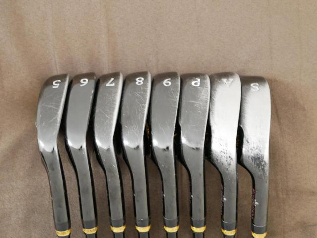 Iron set : Other Brand : ชุดเหล็ก Mutsumi Honma MH708X (ใบใหญ่ ตีง่าย ไกล) มีเหล็ก 5-Pw,Aw,Sw (8 ชิ้น) ก้านกราไฟต์ Flex R