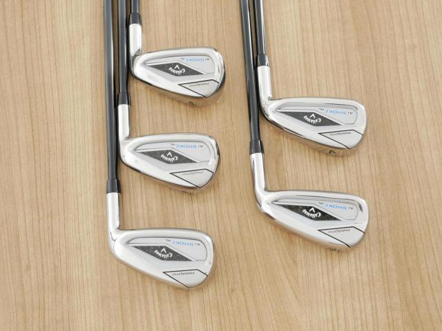 Iron set : Callaway : ชุดเหล็ก Callaway Paradym Ai Smoke HL (ออกปี 2024 ตีง่ายมาก ไกล Japan Spec.) มีเหล็ก 6-Pw (5 ชิ้น) ก้านกราไฟต์ Mitsubishi TENSEI 50 Flex R