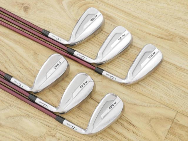 Iron set : Ping : ชุดเหล็ก Ping G700 (ปี 2019 Japan Spec. ใบใหญ่ ง่ายที่สุด ไกลที่สุดของ Ping) มีเหล็ก 6-Pw,Aw (6 ชิ้น) ก้านกราไฟต์ Mitsubishi FUBUKI Flex R