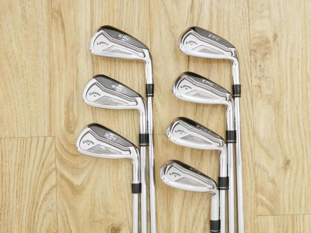 Iron set : Callaway : ชุดเหล็ก Callaway EPIC Forged Star (รุ่นท้อปสุด ปี 2020 ตีไกลกว่าปกติ 2 เบอร์) มีเหล็ก 7-Pw,Aw,Gw,Sw (7 ชิ้น) ก้านเหล็ก NS Pro 950 NEO Flex S