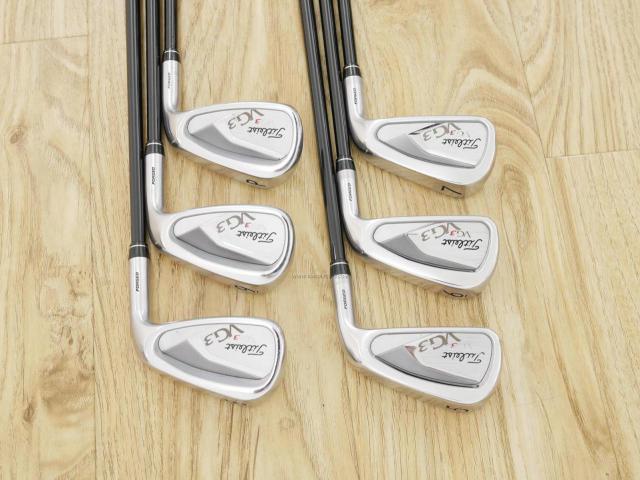 Iron set : Titleist : ชุดเหล็ก Titleist VG3 Forged (Japan Spec.) มีเหล็ก 5-Pw (6 ชิ้น) ก้านกราไฟต์ Flex S