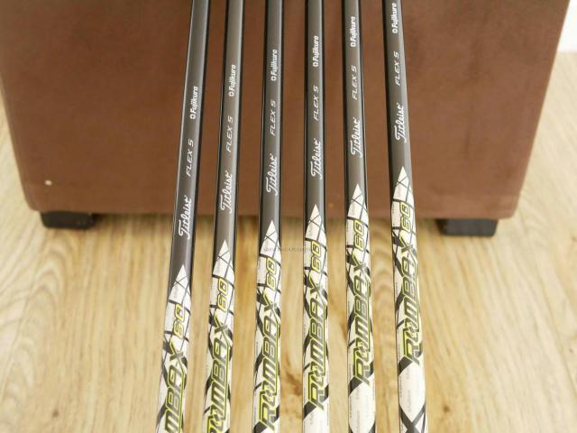 Iron set : Titleist : ชุดเหล็ก Titleist AP1 712 มีเหล็ก 5-Pw (6 ชิ้น) ก้านกราไฟต์ Fujikura Rombax 60 Flex S