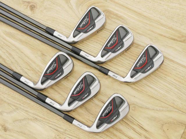 Iron set : Titleist : ชุดเหล็ก Titleist AP1 712 มีเหล็ก 5-Pw (6 ชิ้น) ก้านกราไฟต์ Fujikura Rombax 60 Flex S