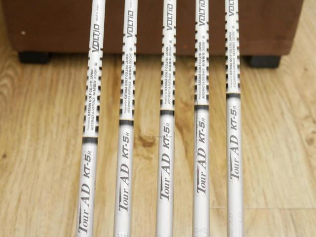 Iron set : Katana : ชุดเหล็กกระเทย Katana Voltio II G Series Hi (ตีง่ายมากๆ ไกลมาก) มีเหล็ก 7-Pw,Aw (5 ชิ้น) ก้าน Tour AD KT-5 Flex R