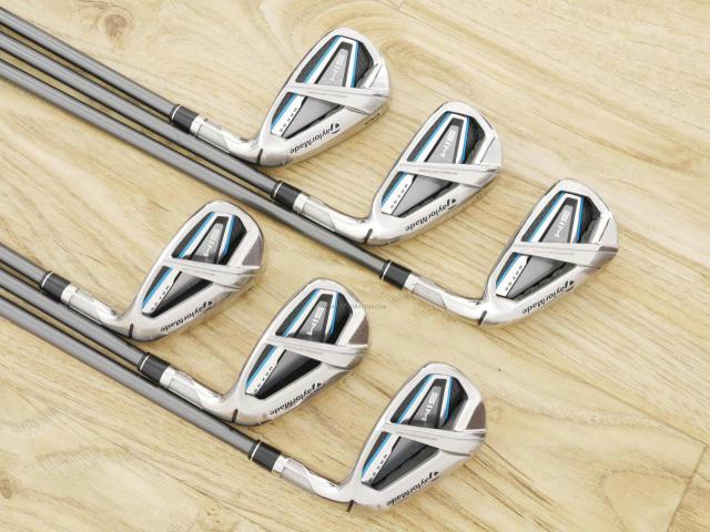 Iron set : Taylormade : ชุดเหล็ก Taylormade SIM MAX OS (ออกปี 2020 Japan Spec.) มีเหล็ก 6-Pw,Aw (6 ชิ้น) ก้านกราไฟต์ Mitsubishi Tensei TM60 Flex S