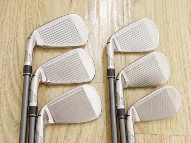 Iron set : Taylormade : ชุดเหล็ก Taylormade SIM MAX OS (ออกปี 2020 Japan Spec.) มีเหล็ก 6-Pw,Aw (6 ชิ้น) ก้านกราไฟต์ Mitsubishi Tensei TM60 Flex S