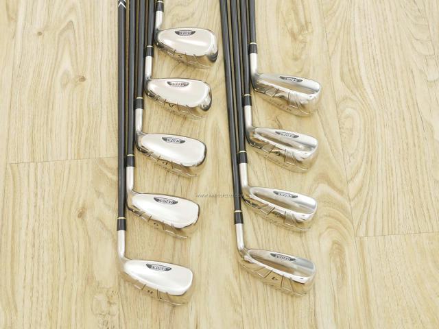 Iron set : Katana : ชุดเหล็กกระเทย Katana Sword SL-Eight มีเหล็ก 4-Pw,Aw,Sw (9 ชิ้น) ก้านกราไฟต์ Flex SR