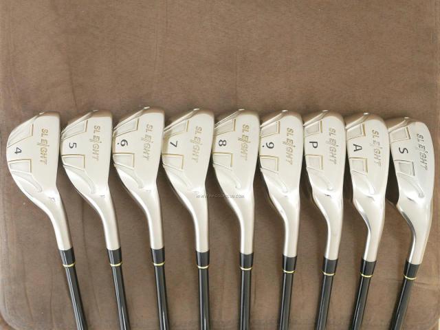 Iron set : Katana : ชุดเหล็กกระเทย Katana Sword SL-Eight มีเหล็ก 4-Pw,Aw,Sw (9 ชิ้น) ก้านกราไฟต์ Flex SR