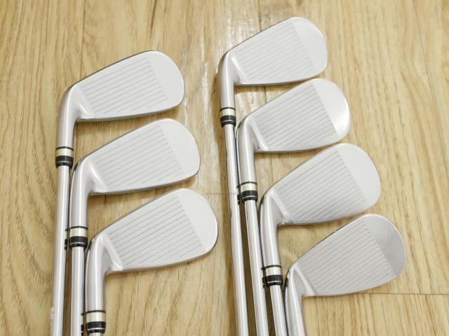 Iron set : PRGR : ชุดเหล็ก PRGR Egg PF Forged (รุ่นปี 2019 ตีง่ายและไกลมากๆ โกงสุดๆ) มีเหล็ก 6-Pw,Aw,As (7 ชิ้น) ก้านเหล็ก NS Pro 80 Flex SR