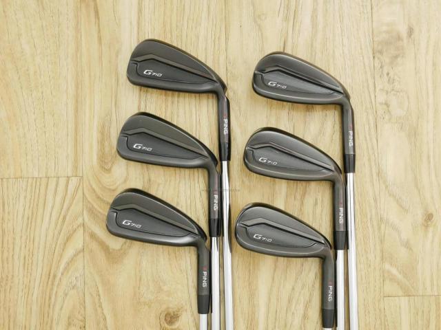 Iron set : Ping : ชุดเหล็ก Ping G710 (รุ่นปี 2021 Japan Spec. ใบใหญ่ ง่ายที่สุด ไกลที่สุดของ Ping) มีเหล็ก 5-Pw (6 ชิ้น) ก้านเหล็ก NS Pro Zelos 7 Flex R