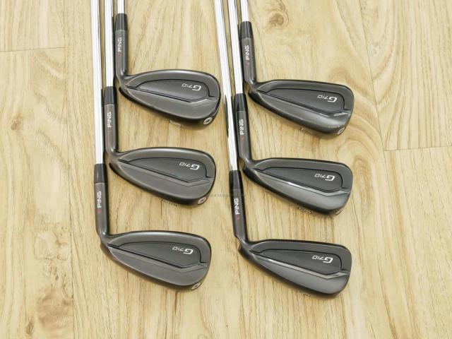 Iron set : Ping : ชุดเหล็ก Ping G710 (รุ่นปี 2021 Japan Spec. ใบใหญ่ ง่ายที่สุด ไกลที่สุดของ Ping) มีเหล็ก 5-Pw (6 ชิ้น) ก้านเหล็ก NS Pro Zelos 7 Flex R