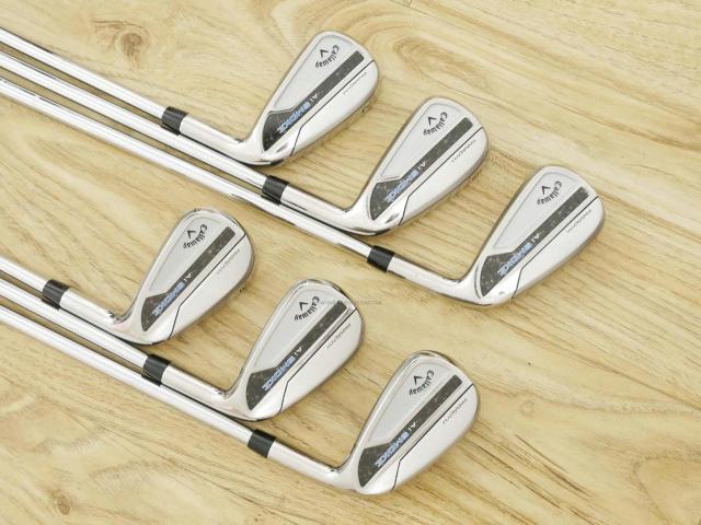 Iron set : Callaway : ชุดเหล็ก Callaway Paradym Ai Smoke (รุ่นล่าสุด ออกปี 2024 ตีง่ายมาก ไกล Japan Spec.) มีเหล็ก 5-Pw (6 ชิ้น) ก้านเหล็ก NS Pro 950 NEO Flex S