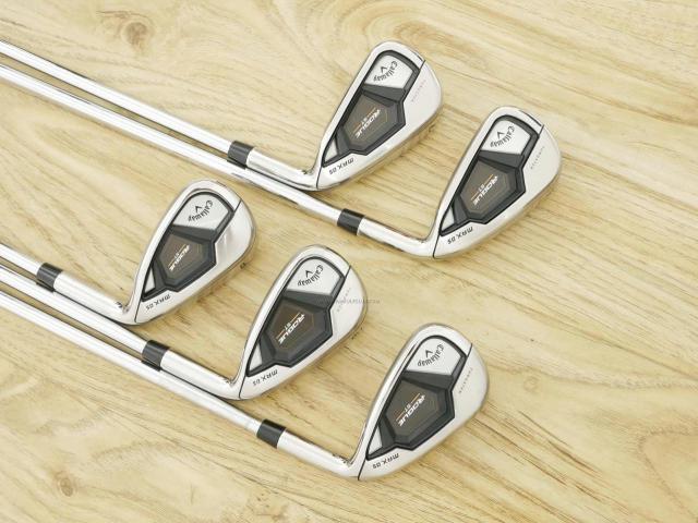 Iron set : Callaway : ชุดเหล็ก Callaway Rogue ST Max OS (ออกปี 2022 ตีง่ายสุดๆ ไกลสุดๆ) มีเหล็ก 6-Pw (5 ชิ้น) ก้านเหล็ก NS Pro Zelos 7 Flex S