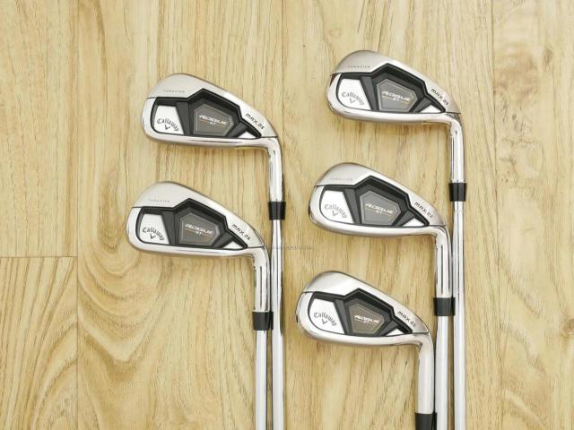 Iron set : Callaway : ชุดเหล็ก Callaway Rogue ST Max OS (ออกปี 2022 ตีง่ายสุดๆ ไกลสุดๆ) มีเหล็ก 6-Pw (5 ชิ้น) ก้านเหล็ก NS Pro Zelos 7 Flex S