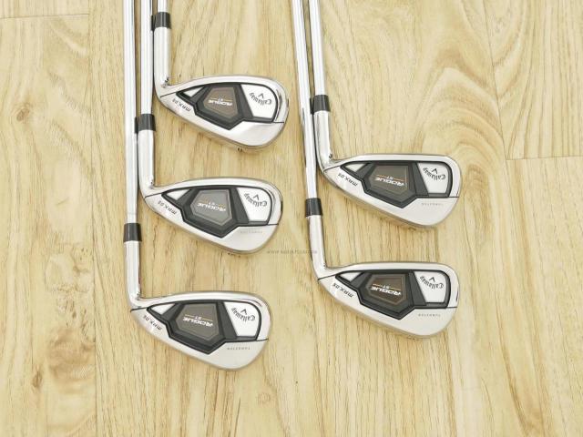 Iron set : Callaway : ชุดเหล็ก Callaway Rogue ST Max OS (ออกปี 2022 ตีง่ายสุดๆ ไกลสุดๆ) มีเหล็ก 6-Pw (5 ชิ้น) ก้านเหล็ก NS Pro Zelos 7 Flex S