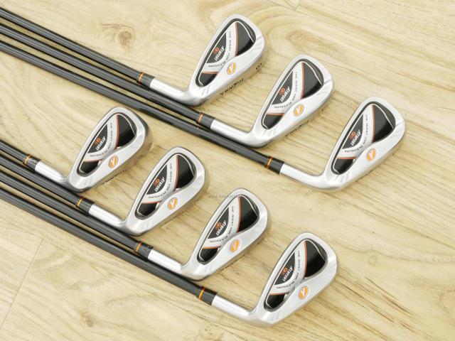 Iron set : Honma : ชุดเหล็ก Honma ATHPORT E+ มีเหล็ก 6-11,Aw (7 ชิ้น) ก้านกราไฟต์ Honma ARMRQ WT-53 Flex R