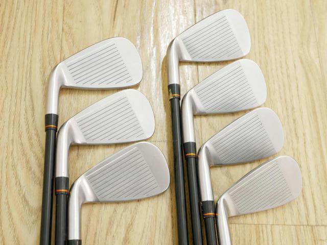 Iron set : Honma : ชุดเหล็ก Honma ATHPORT E+ มีเหล็ก 6-11,Aw (7 ชิ้น) ก้านกราไฟต์ Honma ARMRQ WT-53 Flex R