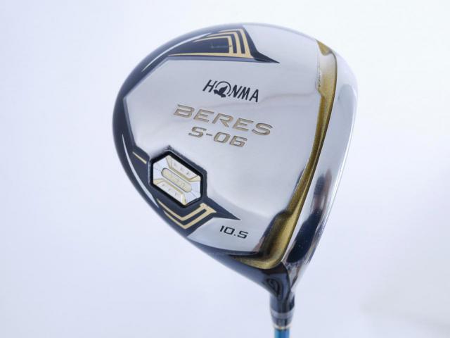 Driver : Honma : **ก้าน 3 ดาว** ไดรเวอร์ Honma Beres S-06 (ปี 2019) Loft 10.5 ก้าน ARMRQ X (43) Flex R (3 ดาว)