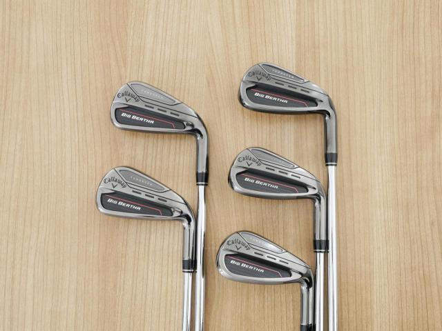 Iron set : Callaway : ชุดเหล็ก Callaway Big Bertha (รุ่นล่าสุด ปี 2023 ตีง่ายที่สุดของ Callaway) มีเหล็ก 6-Pw (5 ชิ้น) ก้านเหล็ก NS Pro 950 Neo Flex S