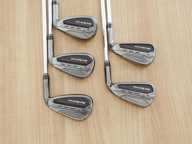 Iron set : Callaway : ชุดเหล็ก Callaway Big Bertha (รุ่นล่าสุด ปี 2023 ตีง่ายที่สุดของ Callaway) มีเหล็ก 6-Pw (5 ชิ้น) ก้านเหล็ก NS Pro 950 Neo Flex S