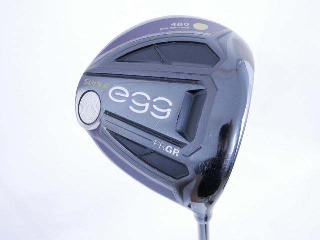 Driver : PRGR : ไดรเวอร์ PRGR Super EGG 480cc. (ปี 2021 หน้าเด้งเกินกฏ ตีไกลมาก) Loft 10.5 Flex R (M-37)