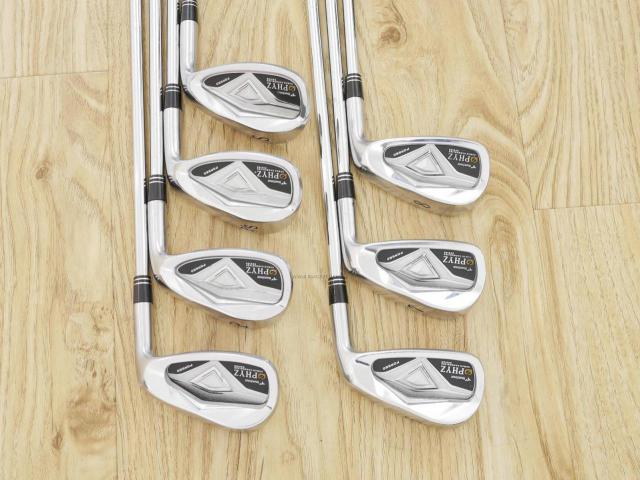 Iron set : Tourstage : ชุดเหล็ก Tourstage PHYZ Forged (ซีรี่ย์ท๊อป นุ่มไกล) มีเหล็ก 6-Pw,Aw,Sw (7 ชิ้น) ก้านเหล็ก NS Pro Zelos Flex R