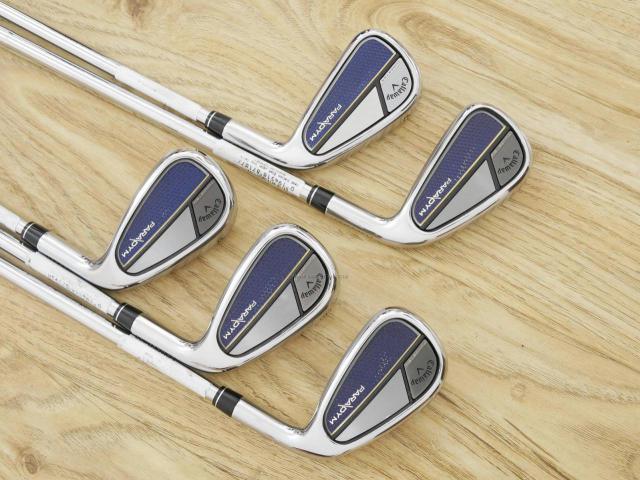 Iron set : Callaway : ชุดเหล็ก Callaway Paradym (รุ่นปี 2023 Japan Spec.) มีเหล็ก 6-Pw (5 ชิ้น) ก้านเหล็ก NS Pro 950 NEO Flex S