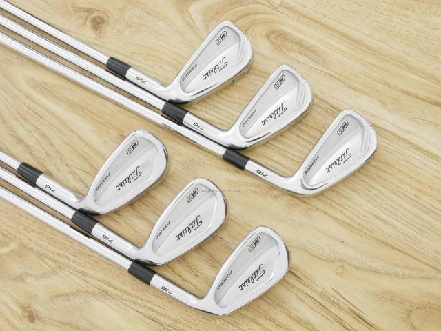 Iron set : Titleist : ชุดเหล็ก Titleist 716 CB Forged (ออกปี 2016) มีเหล็ก 5-Pw (6 ชิ้น) ก้านเหล็ก NS Pro 950 Flex S