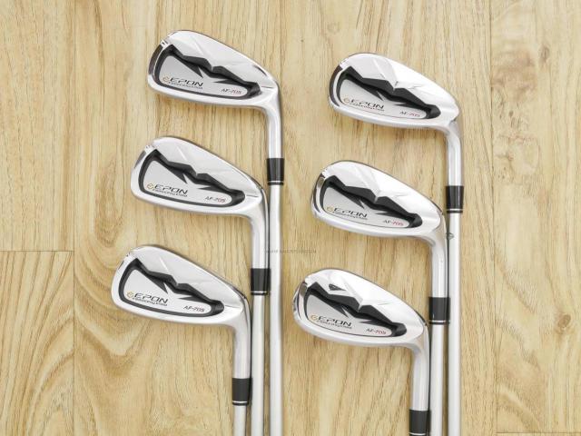 Iron set : Epon : ชุดเหล็ก EPON AF-705 Forged (ปี 2019 ใบใหญ่ ตีง่าย ไกล) มีเหล็ก 6-Pw,Aw (6 ชิ้น) ก้านกราไฟต์ Fujikura MCI 80 Flex R