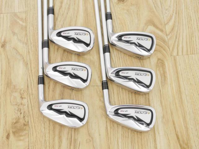 Iron set : Epon : ชุดเหล็ก EPON AF-705 Forged (ปี 2019 ใบใหญ่ ตีง่าย ไกล) มีเหล็ก 6-Pw,Aw (6 ชิ้น) ก้านกราไฟต์ Fujikura MCI 80 Flex R