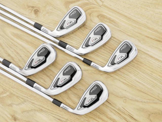 Iron set : Titleist : ชุดเหล็ก Titleist VG3 Type D Forged (ปี 2017 Japan Spec. ตีง่ายและไกลที่สุดของ Titleist) มีเหล็ก 5-Pw (6 ชิ้น) ก้านเหล็ก NS Pro ZELOS 8 Flex S