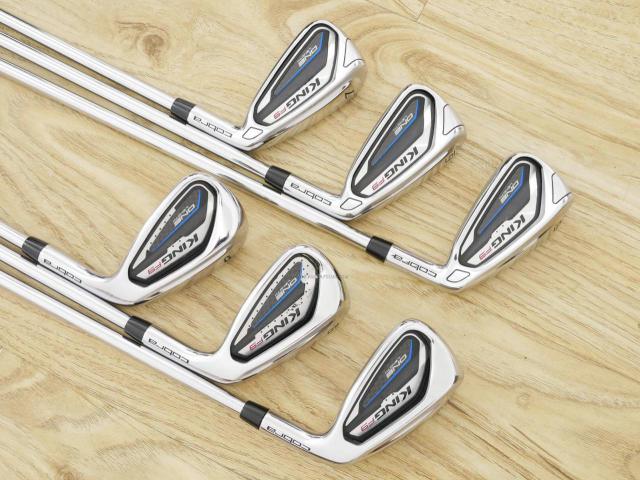 Iron set : Other Brand : ชุดเหล็ก Cobra King F9 มีเหล็ก 5-Pw (6 ชิ้น) ก้านเหล็ก NS Pro ZELOS 8 Flex R