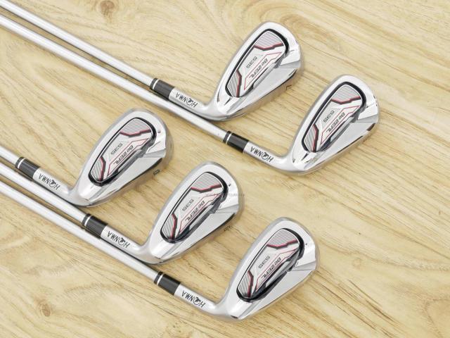 Iron set : Honma : ชุดเหล็ก Honma Bezeal 535 (ปี 2019 รุ่นนี้ใบใหญ่ที่สุดของ Honma) มีเหล็ก 6-10 (5 ชิ้น) ก้านกราไฟต์ Honma Vizard 48 Flex R
