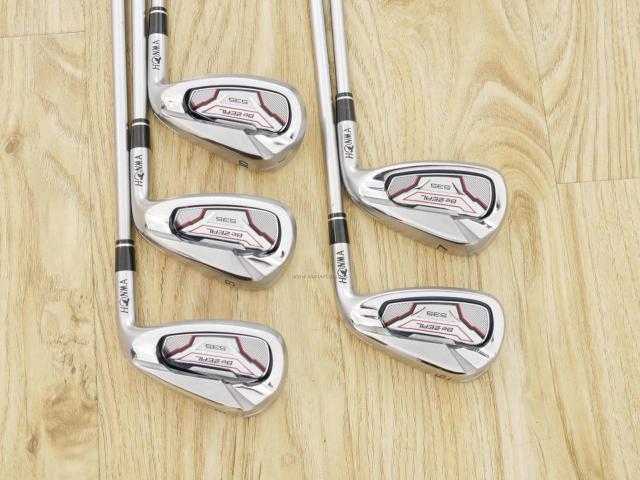 Iron set : Honma : ชุดเหล็ก Honma Bezeal 535 (ปี 2019 รุ่นนี้ใบใหญ่ที่สุดของ Honma) มีเหล็ก 6-10 (5 ชิ้น) ก้านกราไฟต์ Honma Vizard 48 Flex R
