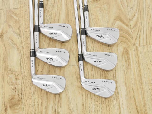 Iron set : Honma : ชุดเหล็ก Honma TW-MB Rose Proto (Forged ปี 2020) มีเหล็ก 5-10 (6 ชิ้น) ก้านเหล็ก Dynamic Gold S200