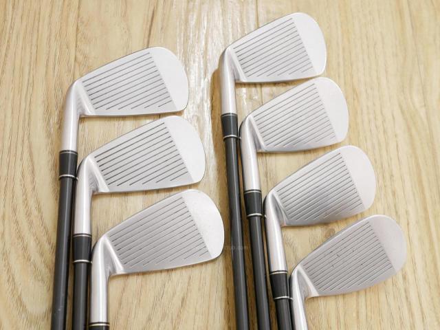 Iron set : Tourstage : ชุดเหล็ก Tourstage VIQ (Forged) มีเหล็ก 5-Pw,Aw (7 ชิ้น) ก้านกราไฟต์ Flex R