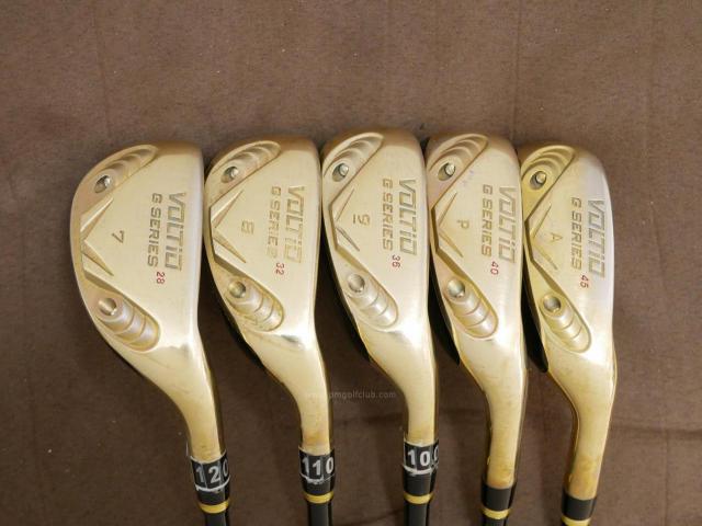 Iron set : Katana : ชุดเหล็กกระเทย Katana Voltio G Series มีเหล็ก 7-Pw,Aw (5 ชิ้น ระยะเทียบเท่า เหล็ก 6-Pw) ก้าน Tour AD VT-5 Flex R