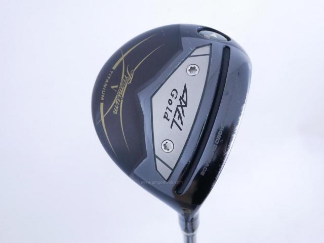 Fairway Wood : Tsuruya : หัวไม้ 3 Tsuruya AXEL Gold Premium 5 (รุ่นปี 2023 ตัวท๊อป เด้งเกินกฏ ของใหม่ 2 หมื่นกว่า) Loft 15 Flex R