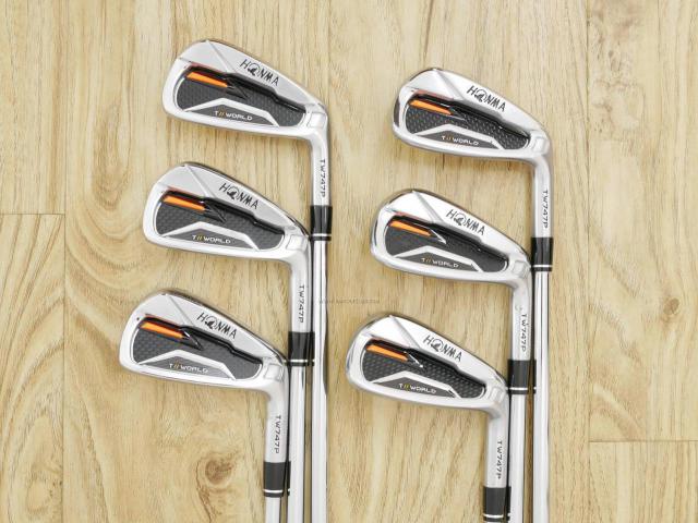 Iron set : Honma : ชุดเหล็ก Honma Tour World TW747P (ออกปี 2019) มีเหล็ก 5-10 (6 ชิ้น) ก้านเหล็ก NS Pro Modus 120 Flex S