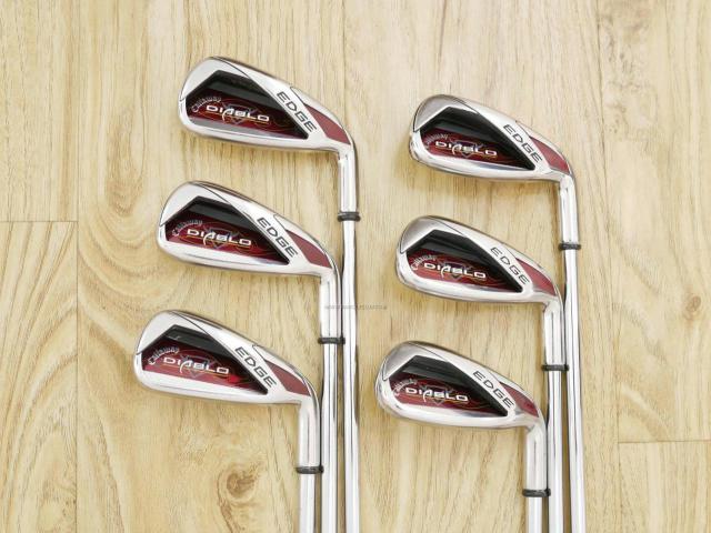 Iron set : Callaway : ชุดเหล็ก Callaway Diablo EDGE มีเหล็ก 5-Pw (6 ชิ้น) ก้านเหล็ก Flex S