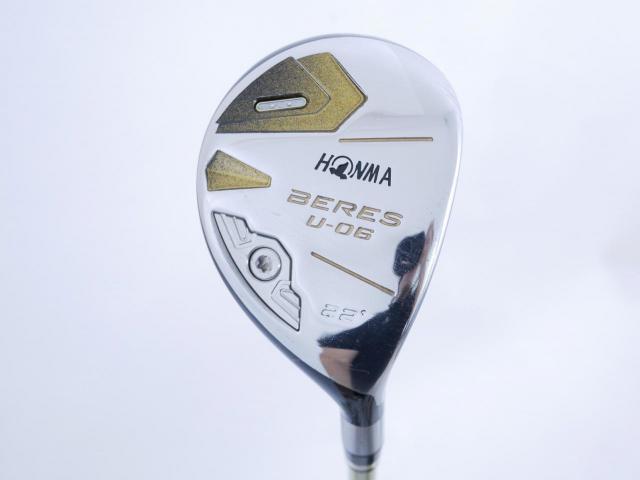 Fairway Wood : Honma : **มีบุบ** ไม้กระเทย Honma Beres U-06 (ปี 2019) Loft 22 ก้าน ARMRQ X (47) Flex R (2 ดาว)