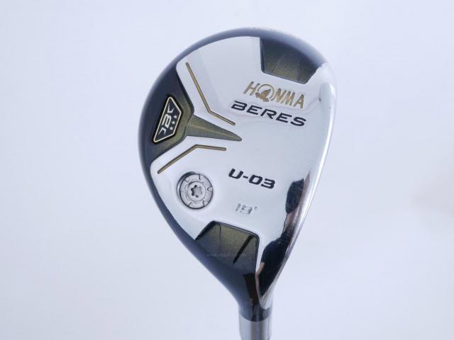 Fairway Wood : Honma : **ก้าน 3 ดาว** ไม้กระเทย Honma Beres U-03 (ปี 2016) Loft 19 ก้าน ARMRQ 8 (49) Flex R (3 ดาว)