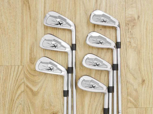 Iron set : Callaway : ชุดเหล็ก Callaway X Forged มีเหล็ก 4-Pw (7 ชิ้น) ก้านเหล็ก Memphis 10 Flex SR