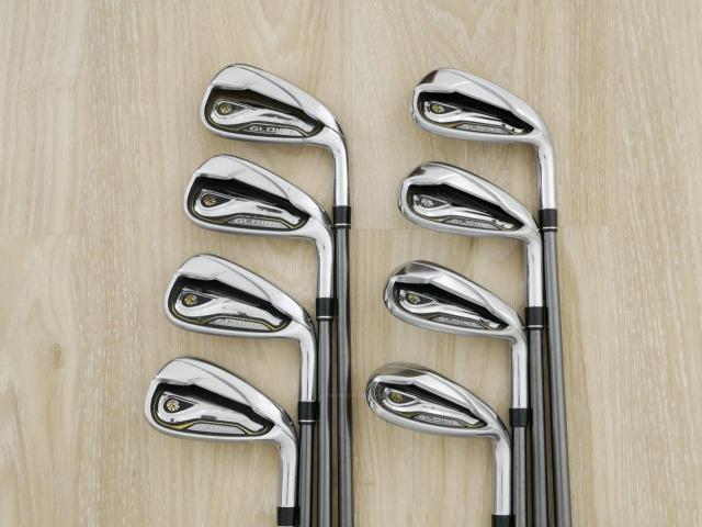 Iron set : Taylormade : ชุดเหล็ก Taylormade Gloire (รุ่นท๊อปสุด Japan Spec. ใบใหญ่ ตีง่าย ไกล) มีเหล็ก 5-Pw,Aw,Sw (8 ชิ้น) ก้านกราไฟต์ Flex R