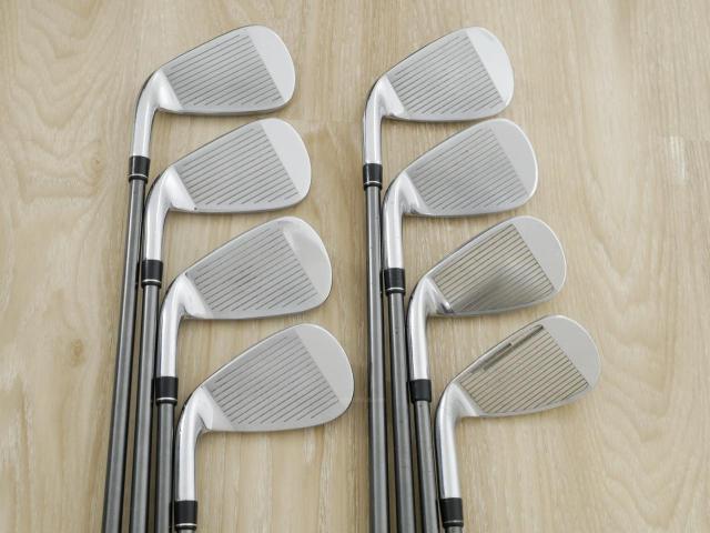 Iron set : Taylormade : ชุดเหล็ก Taylormade Gloire (รุ่นท๊อปสุด Japan Spec. ใบใหญ่ ตีง่าย ไกล) มีเหล็ก 5-Pw,Aw,Sw (8 ชิ้น) ก้านกราไฟต์ Flex R